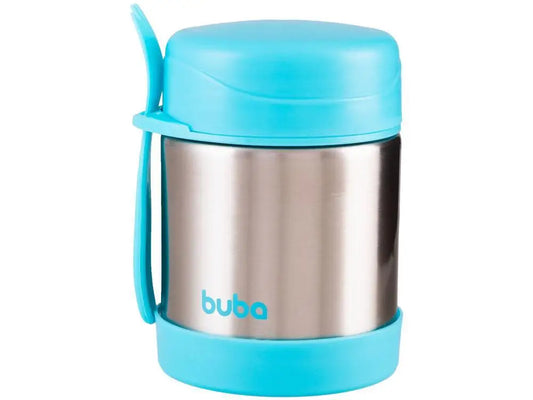 Pote Térmico Infantil Buba Azul 320ml com Colher