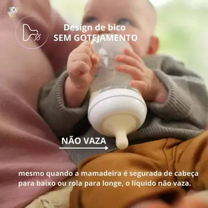 Kit Com 2 Bicos Mamadeira Natural Petala 3m+ Philips Avent