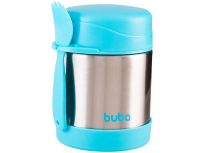 Pote Térmico Infantil Buba Azul 320ml com Colher