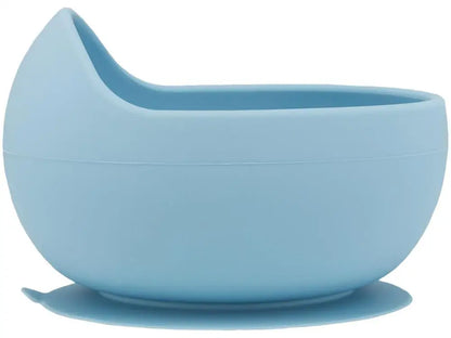 Tigela Bowl Silicone com Ventosa 350ml Azul Buba