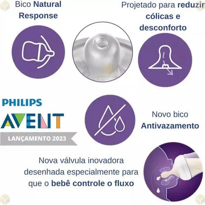 Mamadeira Avent Petala 3.0 260ml Philips Bico 1-3 Meses- Coala