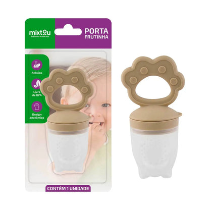 Porta Frutinha Chupeta De Alimentação Silicone Bebê Infantil