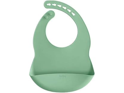 Babador de Silicone com Bolso Buba- Verde