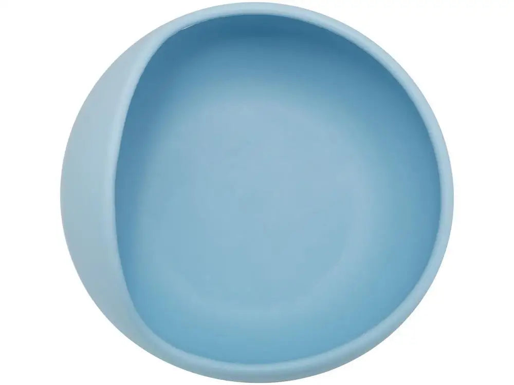 Tigela Bowl Silicone com Ventosa 350ml Azul Buba
