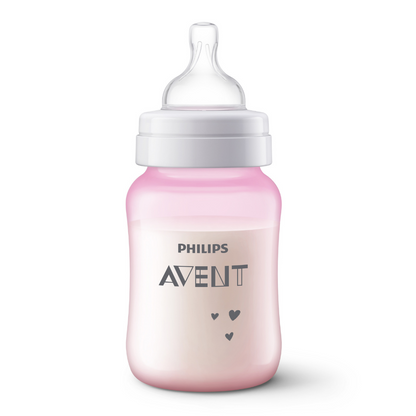 Mamadeira Avent Anticólica Ovelha Rosa 260ml