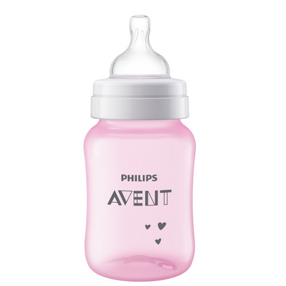 Mamadeira Avent Anticólica Ovelha Rosa 260ml