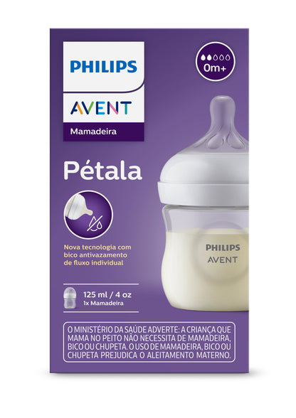 Mamadeira Pétala 3.0 125ml Transparente