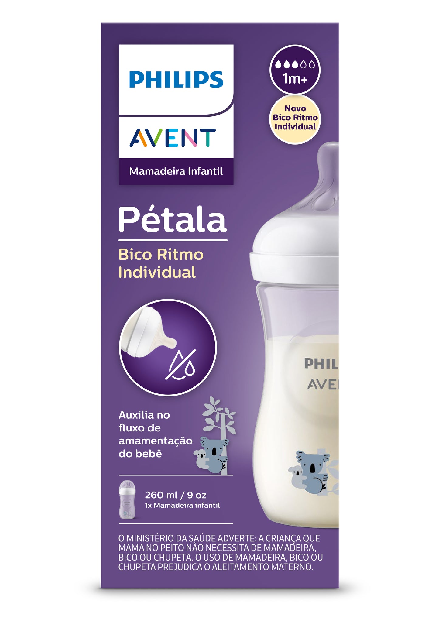 Mamadeira Pétala Coala 3.0 260ml