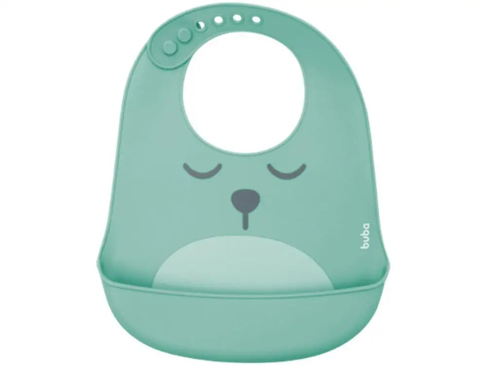 Babador de Silicone Impermeável Buba Gumy - Verde