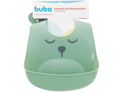 Babador de Silicone Impermeável Buba Gumy - Verde
