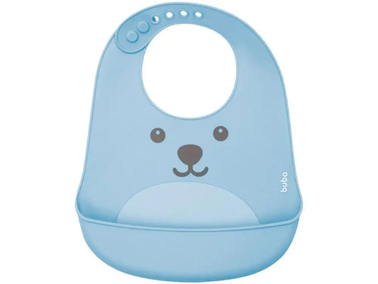 Babador de Silicone Impermeável Buba Gumy- Azul