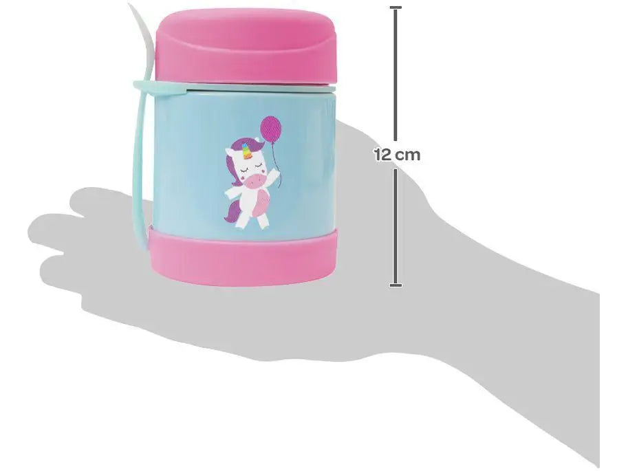 Pote térmico Animal Fun Unicórnio 320ml com colher - Buba