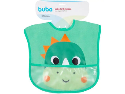 Babador Dinossauro Impermeável com Bolso - Buba