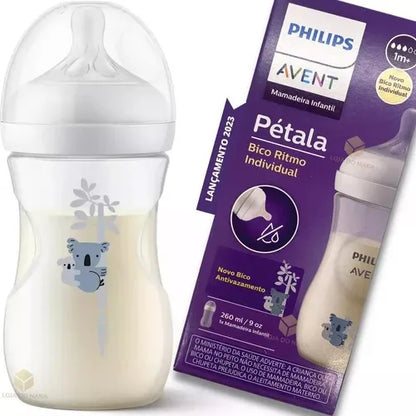 Mamadeira Avent Petala 3.0 260ml Philips Bico 1-3 Meses- Coala