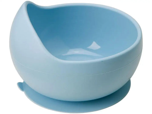 Tigela Bowl Silicone com Ventosa 350ml Azul Buba