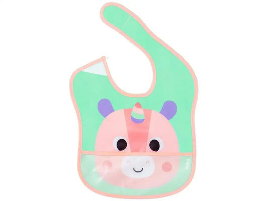 Babador Unicórnio Impermeável com Bolso - Buba