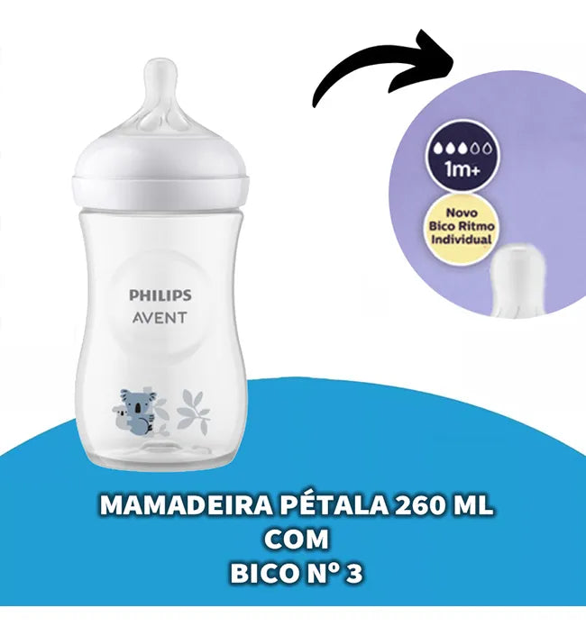 Mamadeira Pétala Coala 3.0 260ml